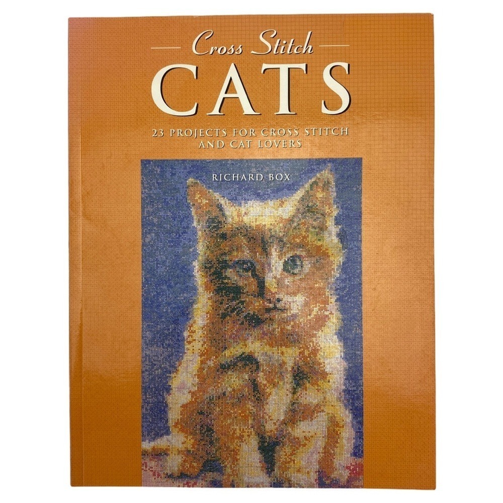 Cross Stitch Cats Book 23 Projects Richard Box Softcover 1998